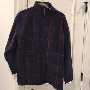 CNIOUTDOORS sz L plush zipfront plush jacket, 22" chest